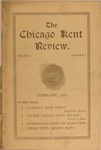 Chicago-Kent Law Review - Vol. 1, No. 1