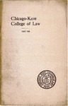 Twentieth Annual Announcement of the Chicago-Kent College of Law, 1907-1908