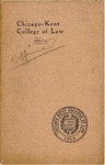 Twenty-Third Annual Announcement of the Chicago-Kent College of Law, 1910-1911
