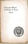 Twenty-Fifth Annual Announcement of the Chicago-Kent College of Law, 1912-1913