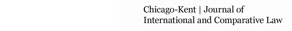 Chicago-Kent Journal of International and Comparative Law
