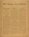 The Chicago-Kent Bulletin - Volume 1, Issue 4
