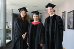 Pre-Ceremony - Jingjing Huang, Scott Turow, Luke Harriman by IIT Chicago-Kent College of Law Alumni Association