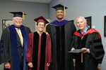 Pre-Ceremony - Professor Perritt, Professor Baker, Professor Brown, Professor Tarlock by IIT Chicago-Kent College of Law Alumni Association