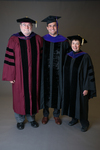 Legacy Hooders - Alexander Kreisman with Professor Philip Hablutzel and Professor Nancy Hablutzel by IIT Chicago-Kent College of Law Alumni Association