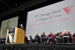 Ceremony - Valedictorian Yu Di and Faculty by IIT Chicago-Kent College of Law Alumni Association