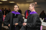 Pre-Ceremony - Two Graduates by IIT Chicago-Kent College of Law Alumni Association and Teresa Crawford Photography