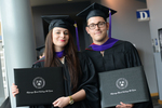 Reception - Graduates with Diplomas by IIT Chicago-Kent College of Law Alumni Association