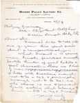 Letter to Guy Guernsey from R.M. Rogers, 1913